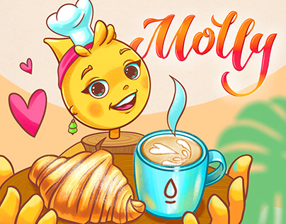 BRAND CHARACTER FOR CAFE SMOLA