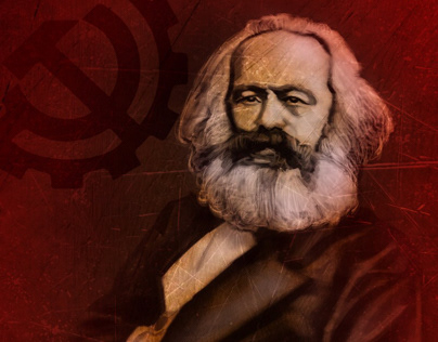 Karl Marx - Digital Painting