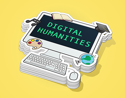 Digital Humanities Sticker
