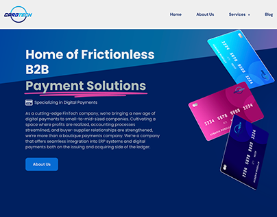Cardtech Partners Website Design
