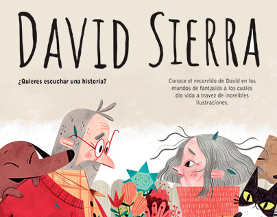Diseño de nota de revista dedicada a David Sierra.