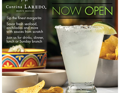 Cantina Laredo opening announcement email