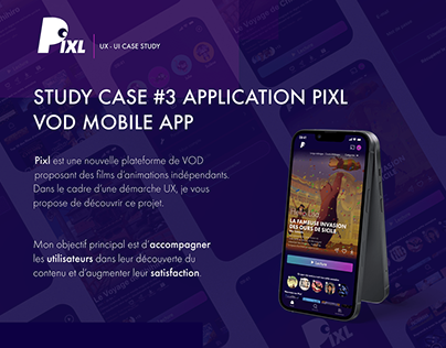 Study case UX/UI application mobile Pixl #3