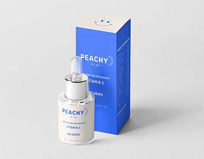 Peachy vitamin branding