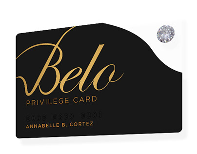 Belo Privilege Card Sample Design