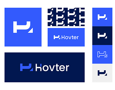 Hovter logo and branding design