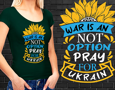Stand for Ukrain T-shirt Design