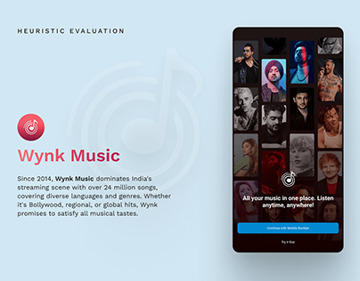 Wynk Music - Heuristic Evaluation