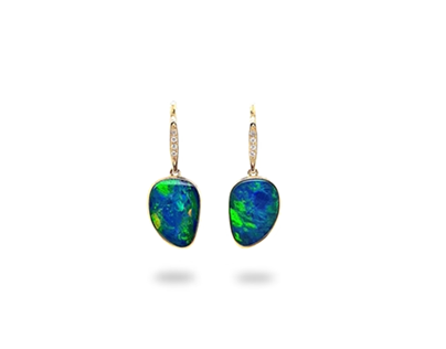 Australian Opal Utters presents Real Opal Earrings