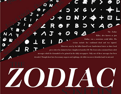 Poster Design: Zodiac Killer