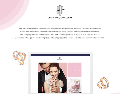 Lee Hwa Jewellery eCommerce Site