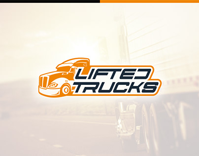 lifted trucks logo design