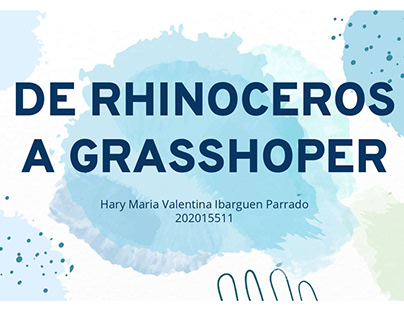 Entregas: De rhinoceros a grasshoper