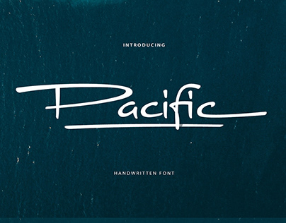 Pacific Handwritten Font