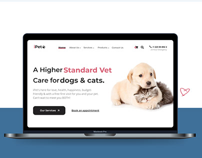 iPet Veterinary Center l Landing Page