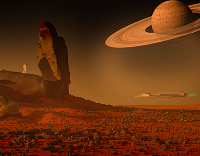 Mars 3d Concept Art