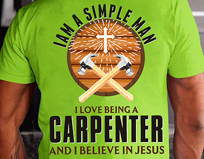 Carpenter T-shirt Design