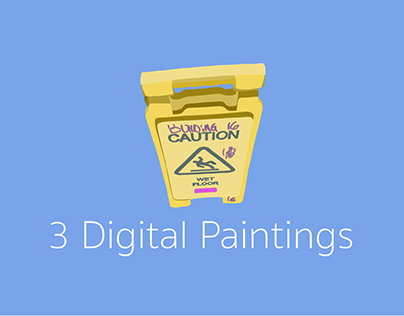 DDN-125: 3 Digital Paintings