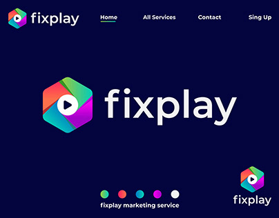 fixplay logo concept