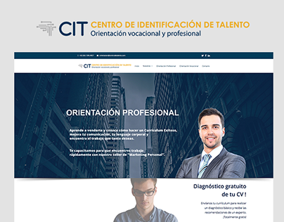CIT Centro de Identificación de Talento | Web design