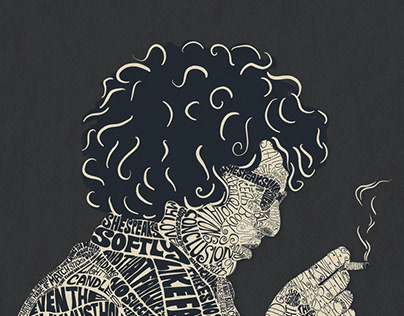 Bob Dylan Illustraion
