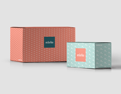 stārks - logo and packaging