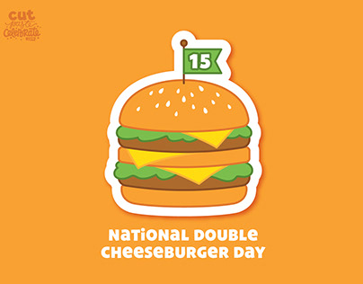 September 15 - National Double Cheeseburger Day