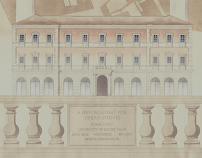 Roman Palazzo: A New Academy for Urban Studies
