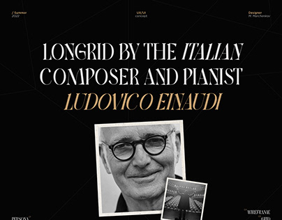 Biography of the composer Ludovico Einaudi