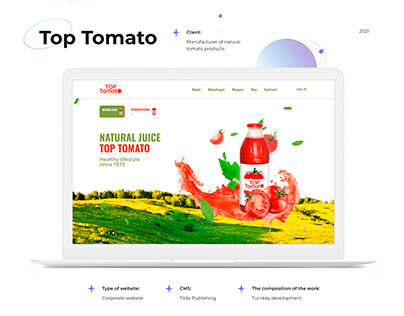 Top Tomato | Website design and development