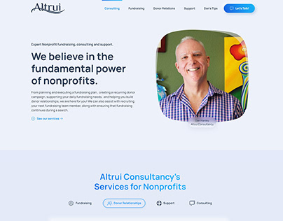 Website webdesign for Altrui Consulting
