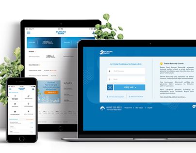 Online Banking Responsive Web Site