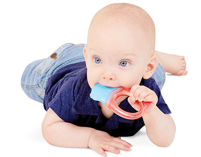Color-changing teether