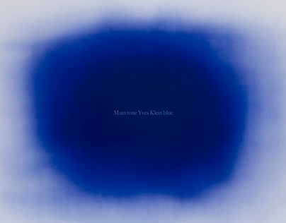 PACKING DESIGN - Main tone Yves Klein blue
