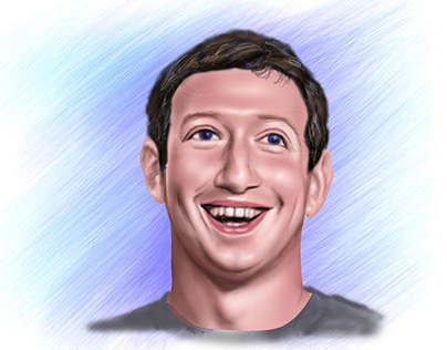 Mark Zuckerberg Digital Painting
