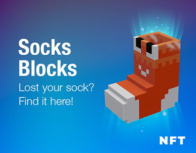 SocksBlocks NFT Collection (3D Pixel Art)