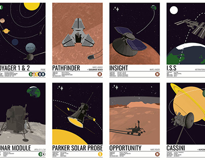 Spacecraft Poster Series