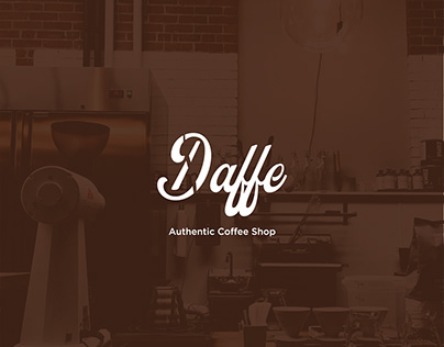 Daffe coffee shop logo