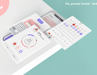 Flo, Periods Tracking App - UI/UX Redesign