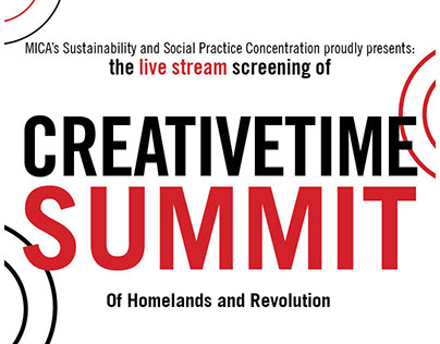Creative Time Summit promotional poster