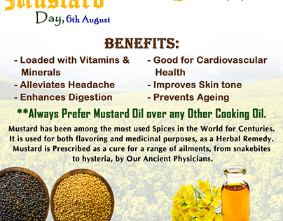 National Mustard Day - 6th August