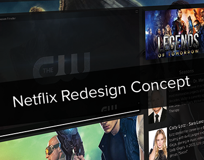 Netflix Redesign Concept