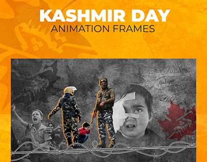 Kashmir Day Animation frames