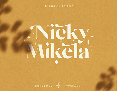 Mikela Gorgeous Typefaces