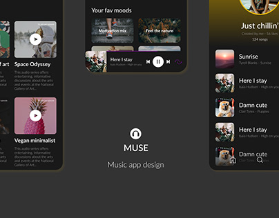 MUSE - Music App UX/UI Design