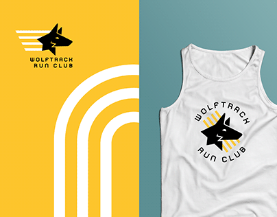 Wolftrack Run Club Identity Design