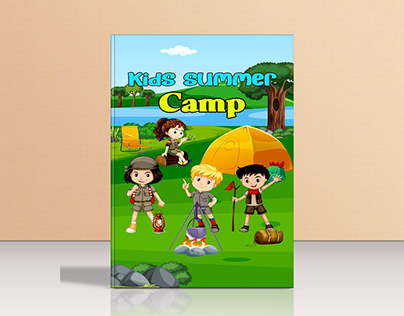 Kids Summer Camp Book Cover Design