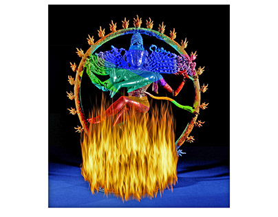 Shiva Dancing on Fire