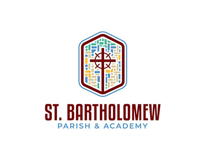 St. Bartholomew Parish & Academy Logo Concept 2