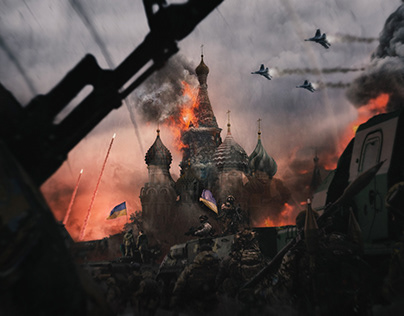 Kremlin on fire